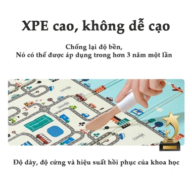 Thảm Xốp 2 Mặt Chống Nước Dày 1cm Cho Bé Tập Bò Giá Ưu Đãi 139k