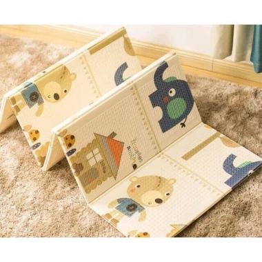 Thảm xốp gấp gọn 2 mặt cho bé tập bò, chống ngã, lót sàn, giá 90.999₫