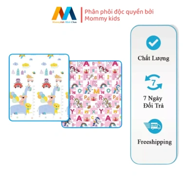 Thảm xốp gấp gọn XPE 2 mặt lót sàn cho bé tập bò, chống ngã, chống thấm, giá xưởng 96.000₫ 9