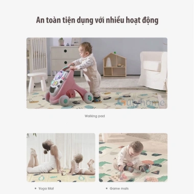 Thảm xốp XPE 2 mặt gấp gọn 1m8-2m, lót chống thấm, an toàn cho bé tập bò - 105.000₫