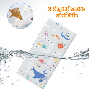 Thảm Xốp XPE 2cm Chống Thấm Cho Bé Tập Bò - 2 Mặt Họa Tiết Đẹp, Êm Ái Giá 271k 7