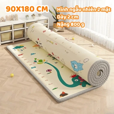Thảm Xốp XPE 2cm PAMPER 2 Mặt Chống Thấm Chống Trượt Trải Sàn Bé Tập Bò Ngồi Chơi 10