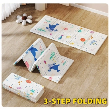 Thảm XPE 200x180cm Chống Nước Gập Lại, Túi Đựng - Thảm Chơi Bé, Tập Bò, Lót Sàn