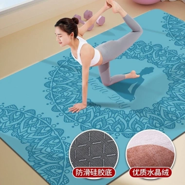 Thảm Yoga 160x200cm 5mm Siêu Mỏng Chống Trượt Kích Thước Lớn, Giá Ưu Đãi 868.824 VND 10