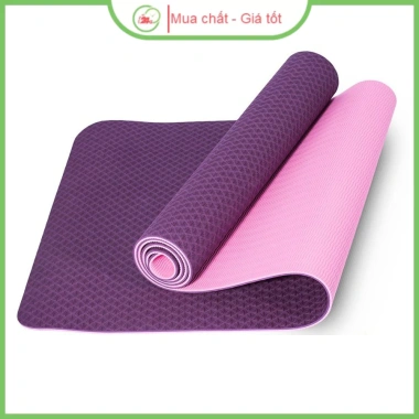 Thảm Yoga 2 Lớp Cao Cấp Bám Nền Vững, Thấm Mồ Hôi - Giá Ưu Đãi 76.000₫