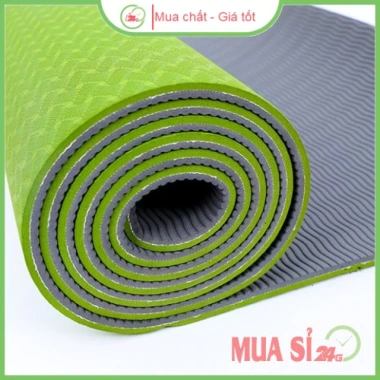 Thảm Yoga 2 Lớp Cao Cấp Bám Nền Vững, Thấm Mồ Hôi - Giá Ưu Đãi 76.000₫