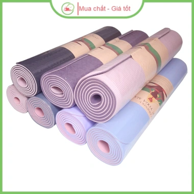Thảm Yoga 2 Lớp Cao Cấp Bám Nền Vững, Thấm Mồ Hôi - Giá Ưu Đãi 76.000₫
