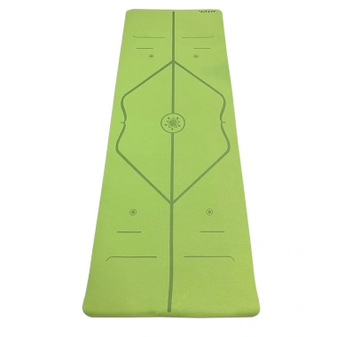Thảm Yoga 2 Lớp TPE 6mm-8mm Chống Trượt, Định Tuyến, Tặng Túi và Dây Amalife 51k 7
