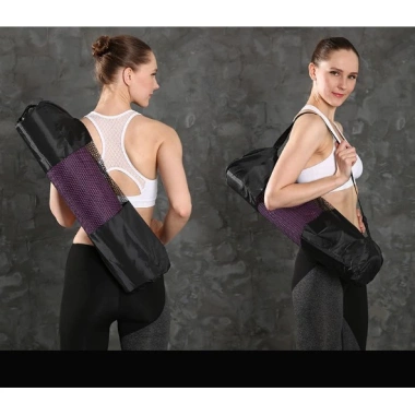 Thảm Yoga 2 Lớp TPE 6mm-8mm Chống Trượt, Định Tuyến, Tặng Túi và Dây Amalife 51k 8