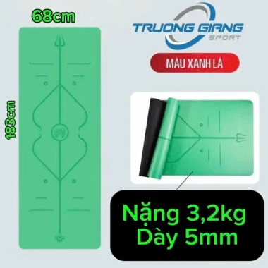 Thảm Yoga 5mm PU Cao Su Chống Trượt, Bám Vững, Hỗ Trợ Tư Thế Trường Giang 7 Thảm Yoga 5mm PU Cao Su Chống Trượt, Bám Vững, Hỗ Trợ Tư Thế Trường Giang 7
