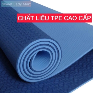 Thảm Yoga 8mm Cao Su Non TPE Cao Cấp - Rộng 61x183cm, Giá 75.000đ Giảm 20%