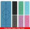Thảm Yoga 8mm TPE 2 lớp Cao Cấp Gubix - Chống trượt, Định Tuyến, Kèm Túi Đựng 2