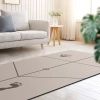 Thảm Yoga cao su chống trượt Sẵn tím - Hoạ tiết mặt trăng, thấm hút tốt, chỉ 600.000₫
