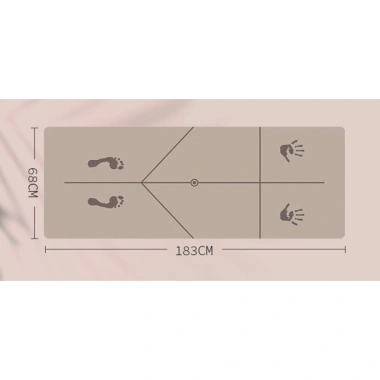 Thảm Yoga cao su chống trượt Sẵn tím - Hoạ tiết mặt trăng, thấm hút tốt, chỉ 600.000₫