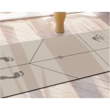 Thảm Yoga cao su chống trượt Sẵn tím - Hoạ tiết mặt trăng, thấm hút tốt, chỉ 600.000₫