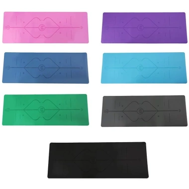 Thảm Yoga Cao Su Định Tuyến 5mm Cao Cấp + Túi Đựng - Thanh Lý 359.000, Hàng Lỗi Xước