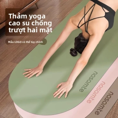 Thảm Yoga Cao Su Màu Đồng Nhất – Dùng Tại Nhà, Phù Hợp Phụ Nữ, Giảm Giá 310k 2