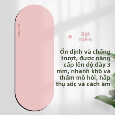 Thảm Yoga Cao Su Màu Đồng Nhất – Dùng Tại Nhà, Phù Hợp Phụ Nữ, Giảm Giá 310k 6