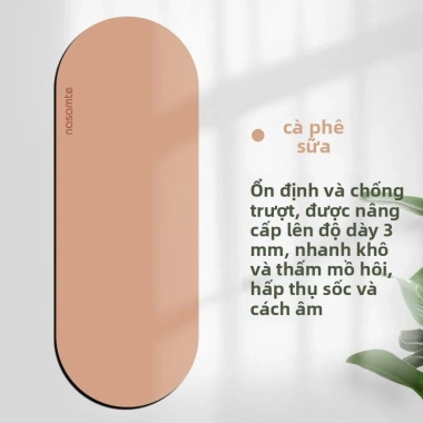 Thảm Yoga Cao Su Màu Đồng Nhất – Dùng Tại Nhà, Phù Hợp Phụ Nữ, Giảm Giá 310k 8