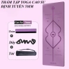 Thảm Yoga Cao Su PU 5mm Dày Không Logo Tặng Túi Đựng Dây Buộc 279.000