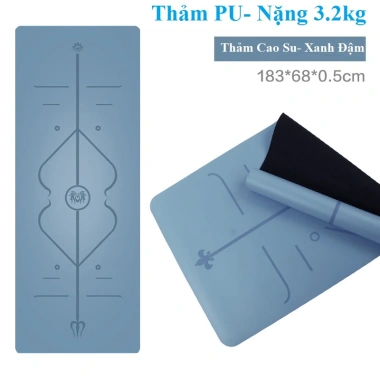 Thảm Yoga Cao Su PU 5mm Dày Không Logo Tặng Túi Đựng Dây Buộc 279.000 8 Thảm Yoga Cao Su PU 5mm Dày Không Logo Tặng Túi Đựng Dây Buộc 279.000 8