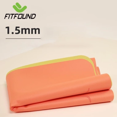 Thảm Yoga Cao Su Pu Xơ Dừa Siêu Mỏng 1.5mm In Định Tuyến Chống Trơn Trượt - Du Lịch Mã X 3
