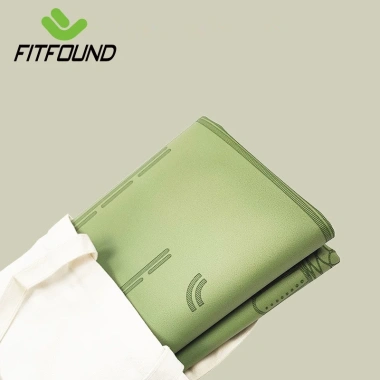 Thảm Yoga Cao Su Pu Xơ Dừa Siêu Mỏng 1.5mm In Định Tuyến Chống Trơn Trượt - Du Lịch Mã X 4