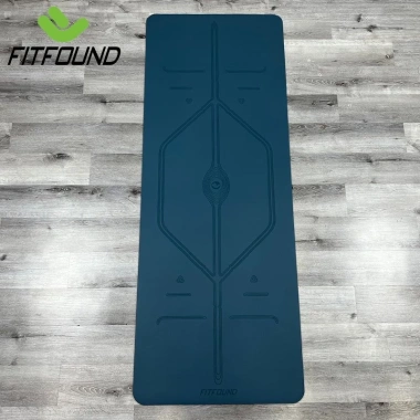 Thảm Yoga Cao Su Pu Xơ Dừa Siêu Mỏng 1.5mm In Định Tuyến Chống Trơn Trượt - Du Lịch Mã X 9