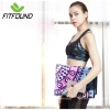 Thảm Yoga Cao Su Siêu Mỏng 1,5mm In Hoa Bản Du Lịch Chống Trượt Gấp Gọn FITFOUND 7