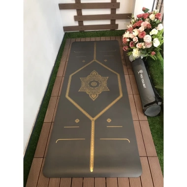 Thảm Yoga Cao Su Tree Yoga Clover Cầu Vồng - Hoa Văn Thời Thượng, Kèm Túi, Giá Ưu Đãi 499k