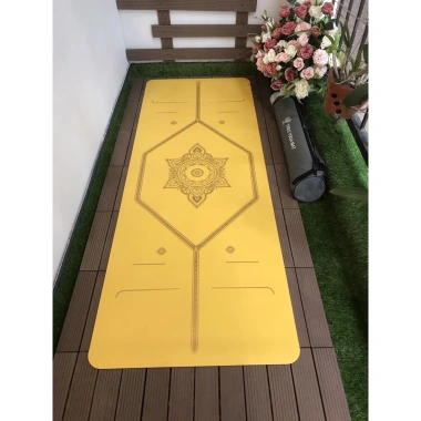 Thảm Yoga Cao Su Tree Yoga Clover Cầu Vồng - Hoa Văn Thời Thượng, Kèm Túi, Giá Ưu Đãi 499k