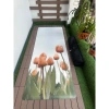 Thảm yoga cao su xơ dừa CLOVER họa tiết độc đáo nhập Đài Loan kèm túi 5