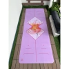 Thảm yoga cao su xơ dừa CLOVER họa tiết độc đáo nhập Đài Loan kèm túi 7