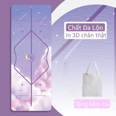 Thảm Yoga Da Lộn 1.5mm Gấp Gọn Du Lịch - Chống Trơn Trượt, Tặng Túi, Giá 370k 2