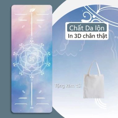 Thảm Yoga Da Lộn 1.5mm Gấp Gọn Du Lịch - Chống Trơn Trượt, Tặng Túi, Giá 370k 4