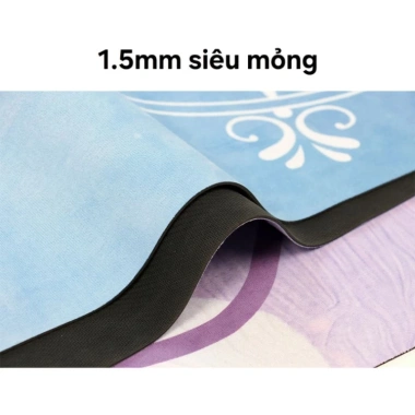 Thảm Yoga Da Lộn 1.5mm Gấp Gọn Du Lịch - Chống Trơn Trượt, Tặng Túi, Giá 370k 9