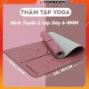 Thảm Yoga Định Tuyến 2 Lớp 6-8mm Cao Cấp - Gấp Gọn, Chống Trơn Trượt, Du Lịch Tiện Lợi, Hỗ Trợ Đổi Trả B1