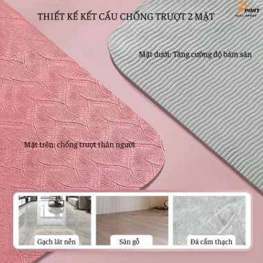 Thảm Yoga Định Tuyến 6-8mm TPE 2 lớp Chống Trượt, Tặng Túi Đeo, Giá 219k