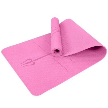 Thảm Yoga Định Tuyến 8mm TPE 2 Lớp Chống Trượt, Đàn Hồi Siêu Bền Chính Hãng Fuzy