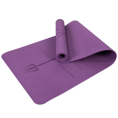Thảm Yoga Định Tuyến 8mm TPE 2 Lớp Chống Trượt, Đàn Hồi Siêu Bền Chính Hãng Fuzy