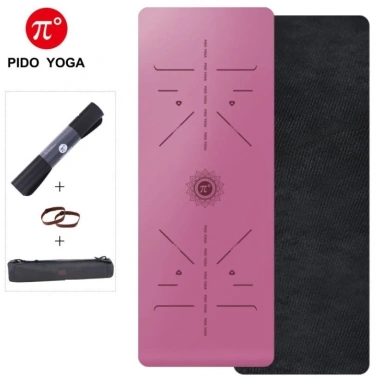 Thảm Yoga Định Tuyến PIDO Cao Su Tự Nhiên Thế Hệ Mới 2.021 799k Tặng Túi & Dây Buộc