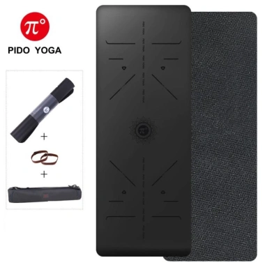Thảm Yoga Định Tuyến PIDO Cao Su Tự Nhiên Thế Hệ Mới 2.021 799k Tặng Túi & Dây Buộc