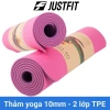 Thảm yoga JUSTFIT 10mm cao cấp, chống trượt, tập gym tại nhà - 199.000đ 5