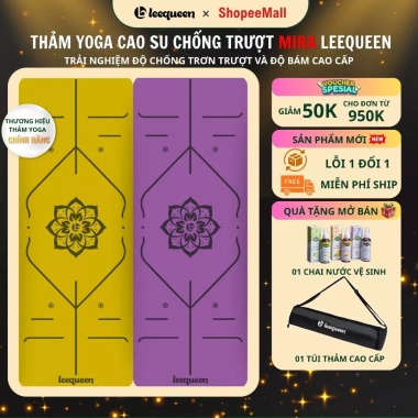 Thảm Yoga Louis Yoga Moon 4.5mm chống trượt, dày bền, kèm túi đựng - Giá ưu đãi 790.000₫