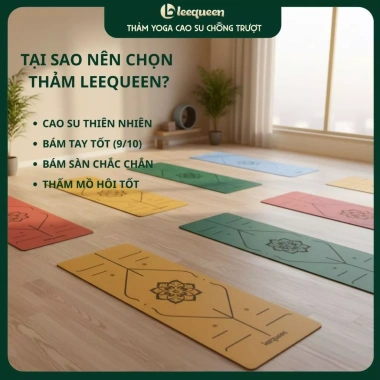 Thảm Yoga Louis Yoga Moon 4.5mm chống trượt, dày bền, kèm túi đựng - Giá ưu đãi 790.000₫