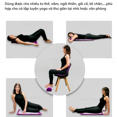 Thảm Yoga Massage Đệm Mát Xa Châm Cứu Bấm Huyệt Toàn Thân - Gai Giảm Đau, Tiện Dụng, 369k 6 Thảm Yoga Massage Đệm Mát Xa Châm Cứu Bấm Huyệt Toàn Thân - Gai Giảm Đau, Tiện Dụng, 369k 6