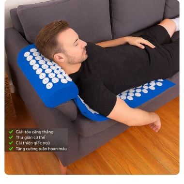 Thảm Yoga Massage Đệm Mát Xa Châm Cứu Bấm Huyệt Toàn Thân - Gai Giảm Đau, Tiện Dụng, 369k 8 Thảm Yoga Massage Đệm Mát Xa Châm Cứu Bấm Huyệt Toàn Thân - Gai Giảm Đau, Tiện Dụng, 369k 8