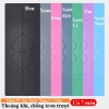 Thảm yoga PU cao su 5mm định tuyến, chống trơn trượt, bền đẹp - Nhiều màu, giá 159.500₫