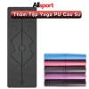 Thảm Yoga PU Cao Su Định Tuyến AllSport THATU03 – Thấm Hút Mồ Hôi, Chống Trơn Trượt, Giá 240k