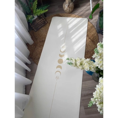 Thảm Yoga PU mặt trăng cao cấp - Chống trơn, thấm hút tốt, nhiều màu, giá 600k